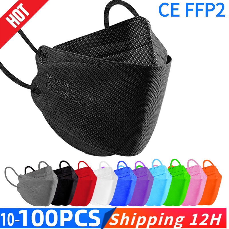 Disposable Surgical Mask - Fish Mask KN95 Mascarillas FPP2 Adult