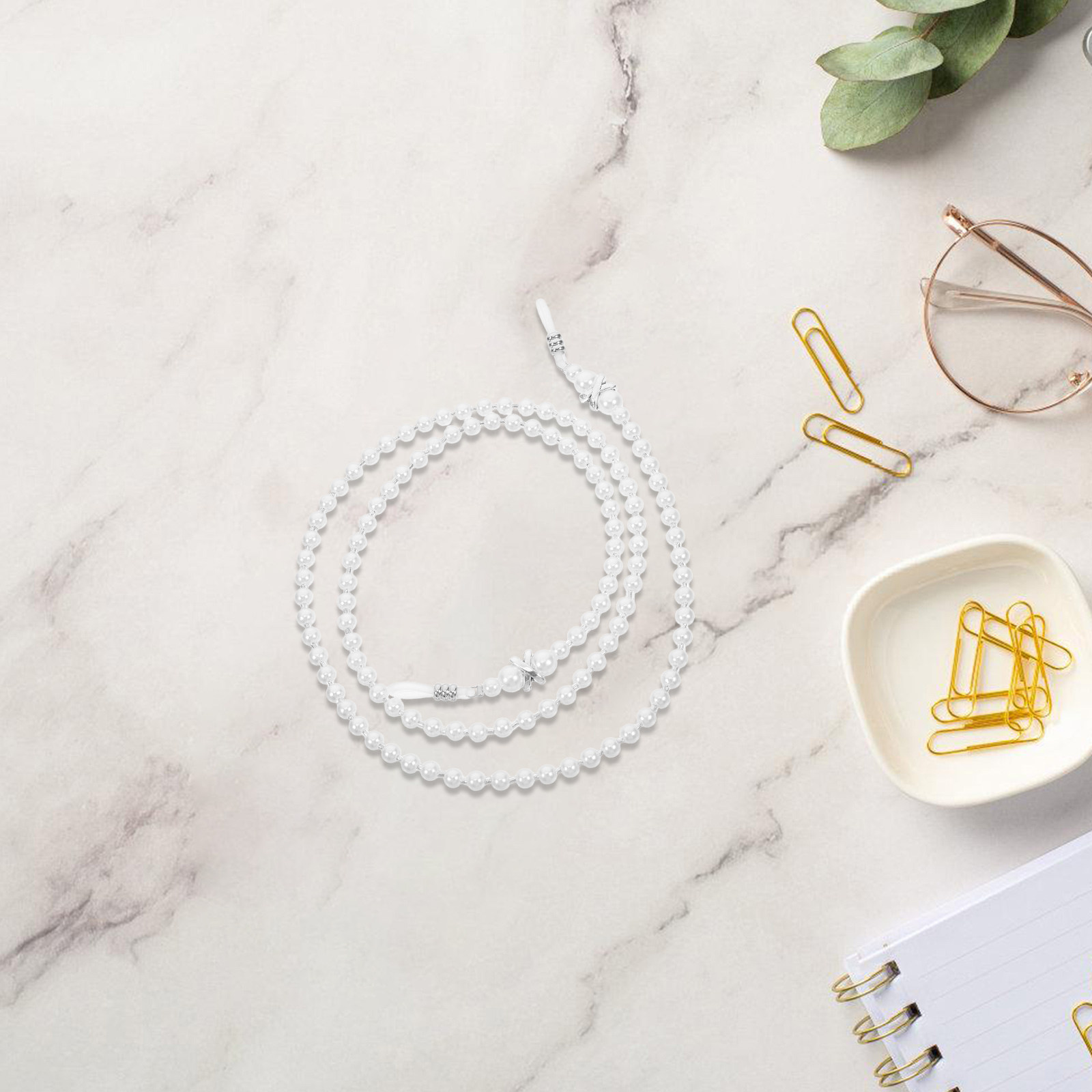 Pearl Eyeglass Chain Anti-Slip - Mask Chain Holder recension och pris