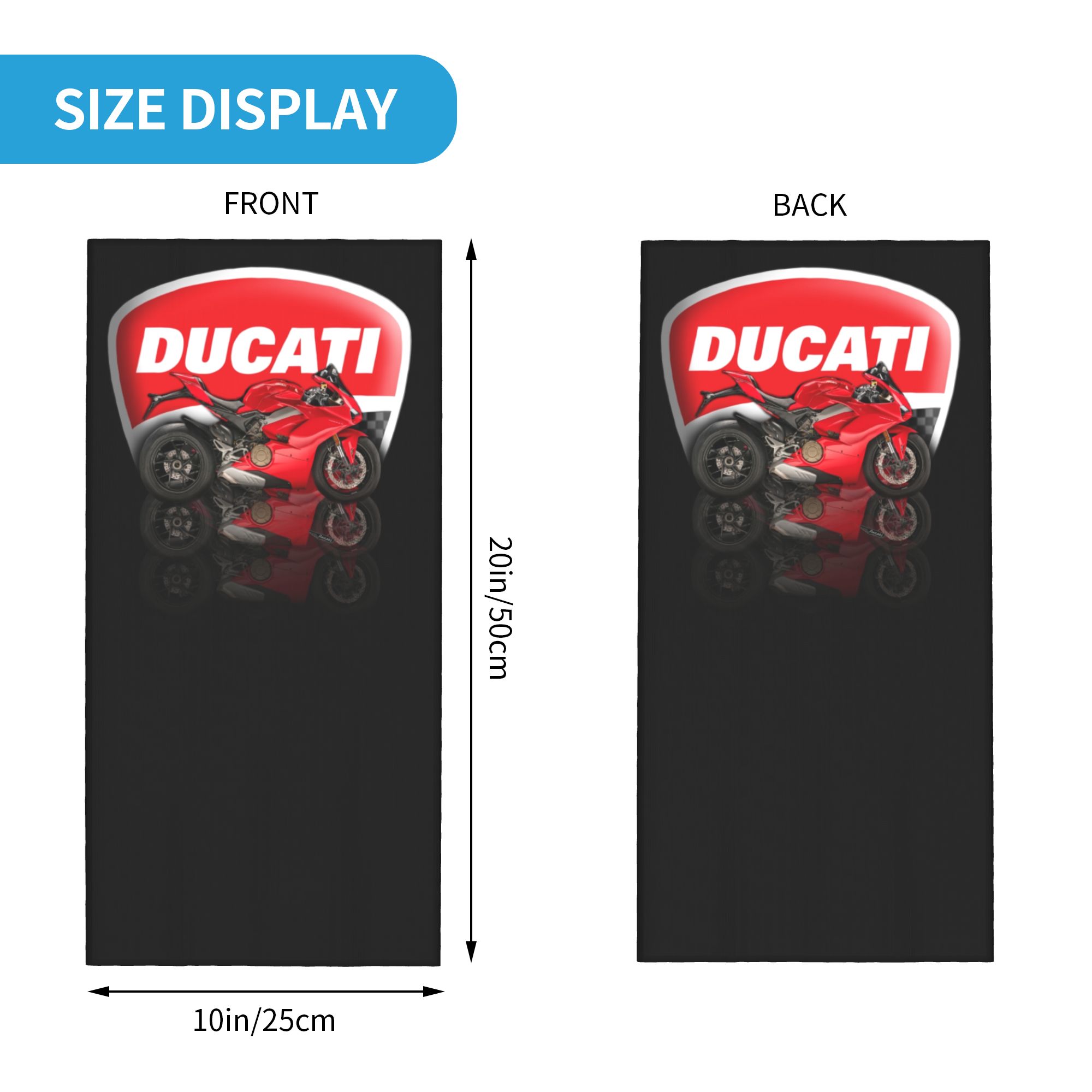 Custom Speed Ducatis Racing Ba - Neck Gaiter Face Cover recension och pris