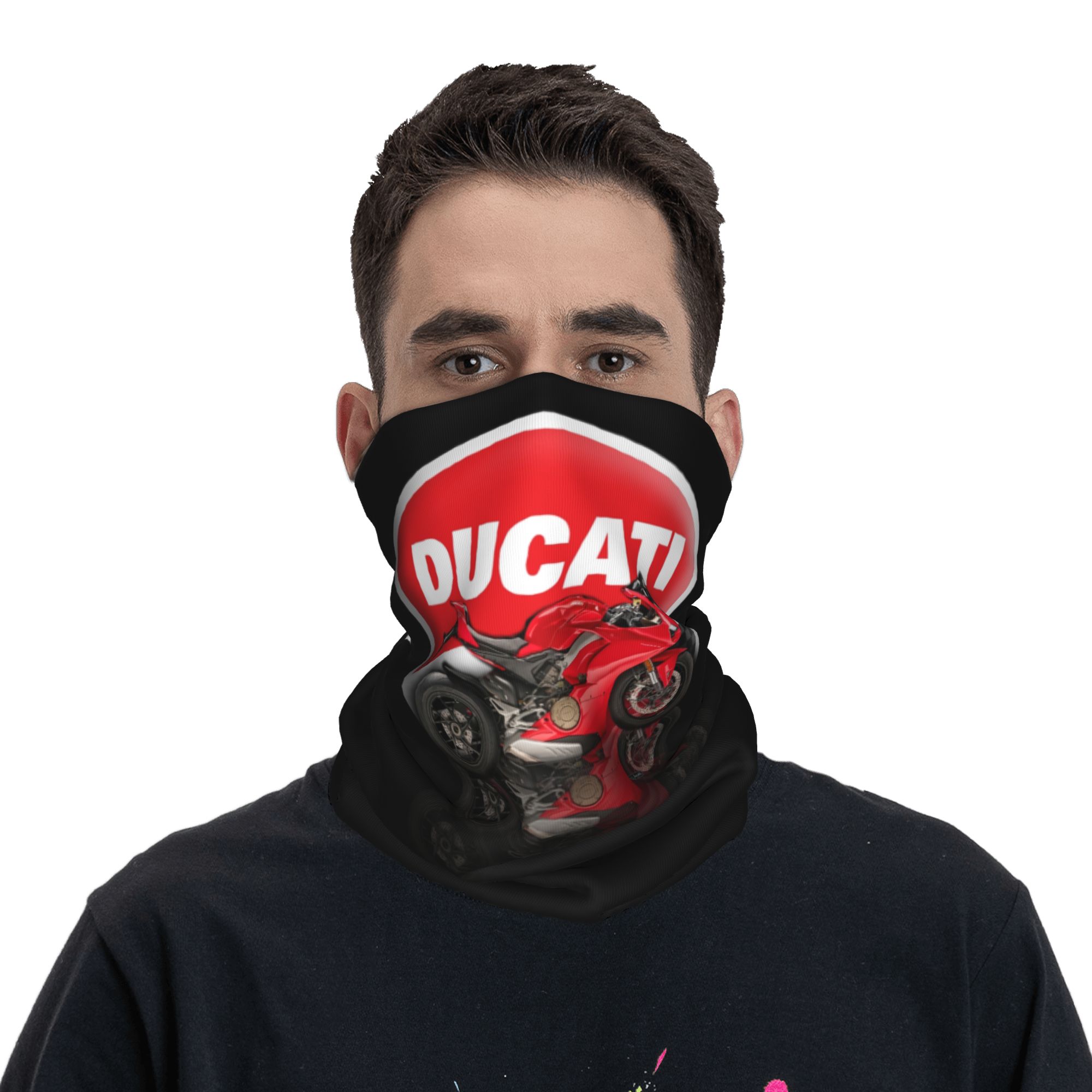 Custom Speed Ducatis Racing Ba - Neck Gaiter Face Cover recension och pris