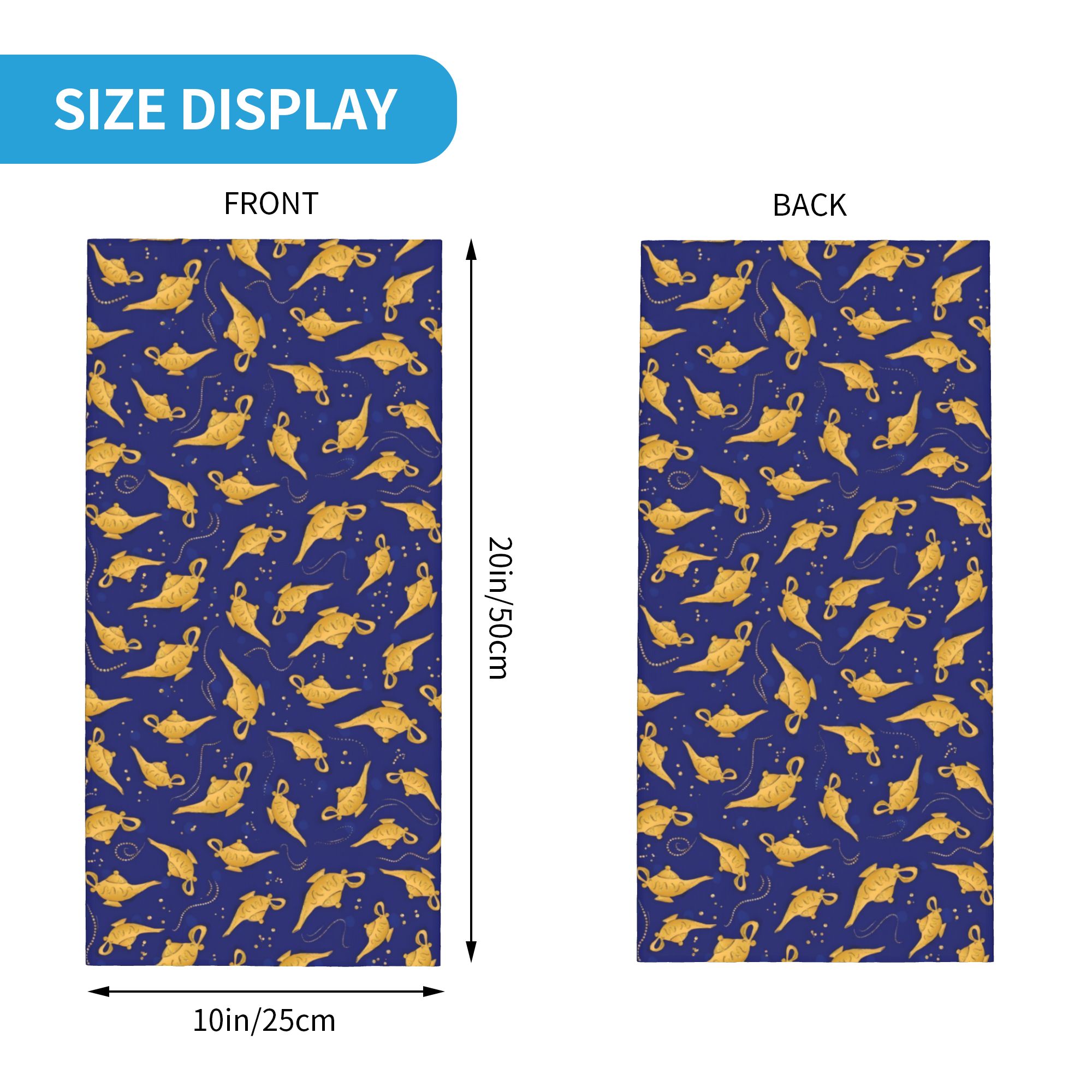 Custom A-Aladdin Genie Bandana - Neck Gaiter Face Cover recension och pris